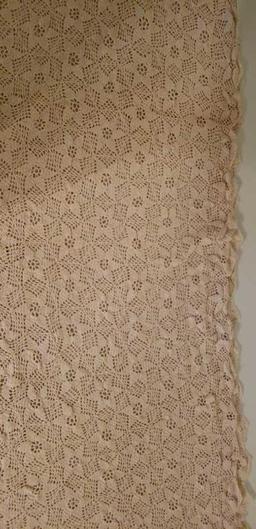 Crocheted Tablecloth 54" x 84"