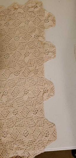 Crocheted Tablecloth 54" x 84"