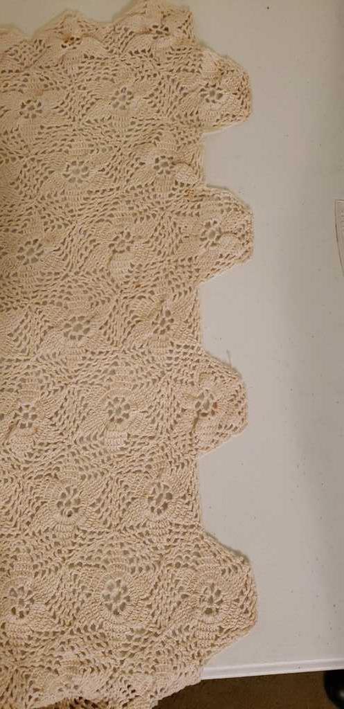 Crocheted Tablecloth 54" x 84"
