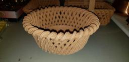 Assorted Pottery Baskets Italy, Dept 56, etc.