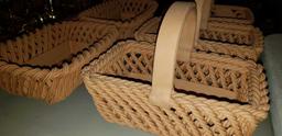 Assorted Pottery Baskets Italy, Dept 56, etc.