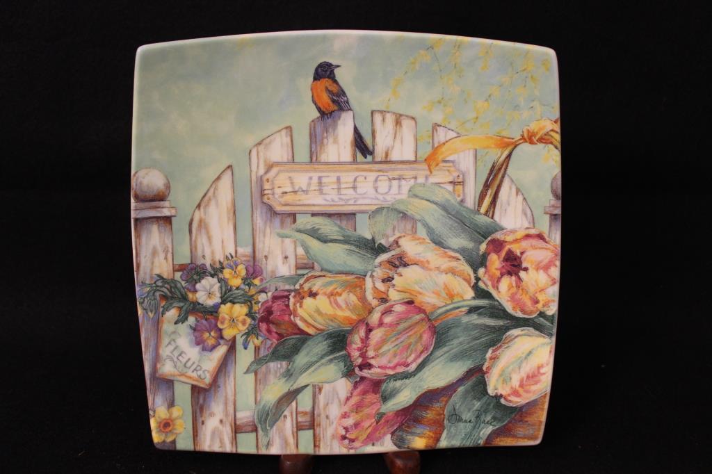 (4) Dessert Plates-8 1/2"