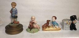 Assorted Dachshund Figurines including Music Box