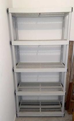 Plastic 4-Tier Shelf