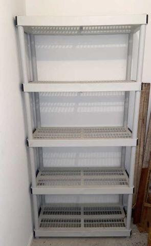 Plastic 4-Tier Shelf