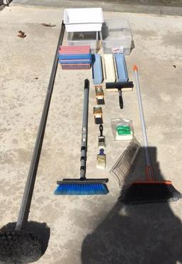 Assorted Cleaning & Organizing Items