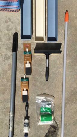 Assorted Cleaning & Organizing Items