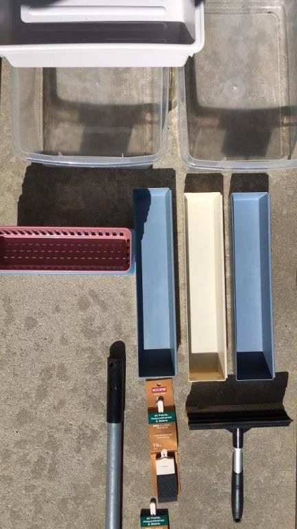 Assorted Cleaning & Organizing Items