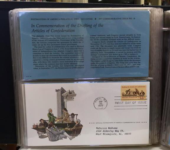 (20) 1977 Postmasters of America Philatelic First