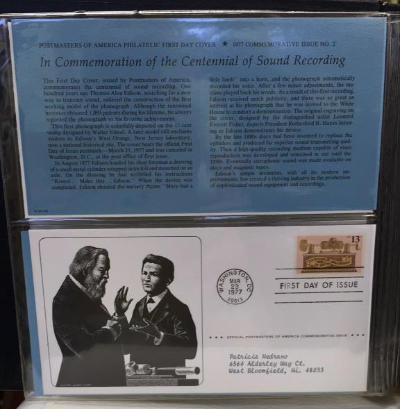 (20) 1977 Postmasters of America Philatelic First