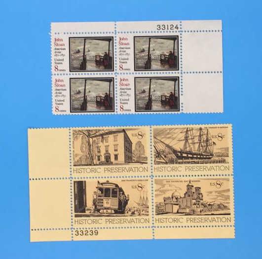 Assorted U. S. Postage Stamps:  (12) 8 Cent