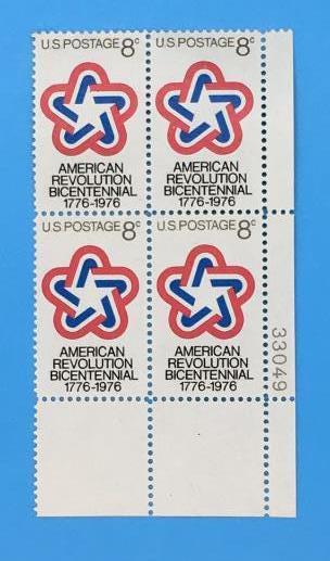 Assorted U. S. Postage Stamps:  (12) 8 Cent