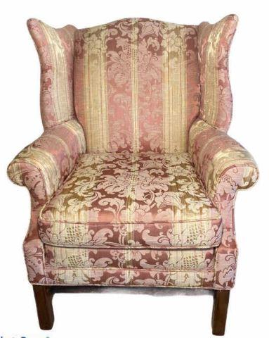 Upholstered Wing Back Chair