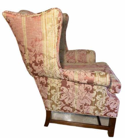 Upholstered Wing Back Chair