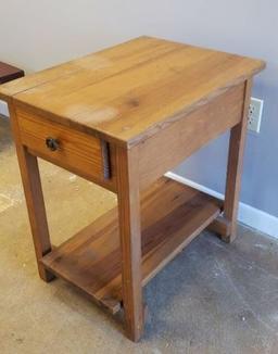 Solid Pine Side Table