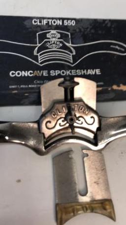 Clifton 550 Concave Spokeshave