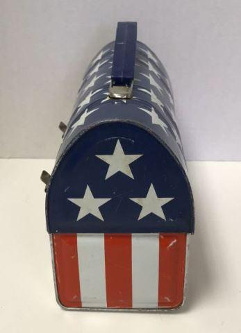 Vintage Rare Aladdin Stars And Stripes Lunch Box