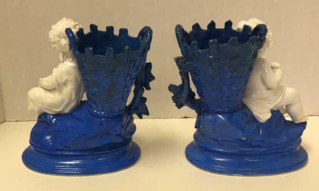 Pair Of Antique German Vases