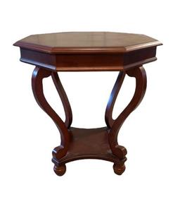 Octagonal Shaped Mahogany Side Table