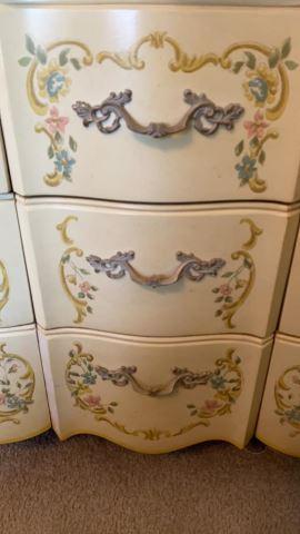 French Provencial Triple Dresser by Heritage