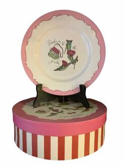 (4) Dessert Plates w/Box by Rosanna