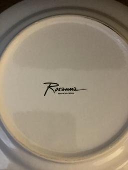 (4) Dessert Plates w/Box by Rosanna