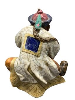 (3) Handmade Chinese Figurines 8 1/2” H