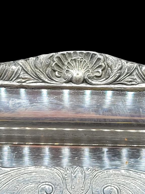 Two-Handled Silverplate Tray by Poole Silver