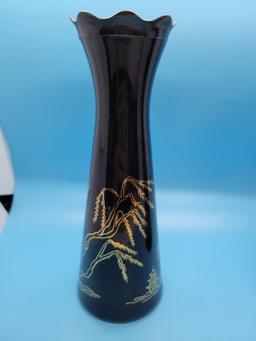 (2) Asian Vases 9" Tall each