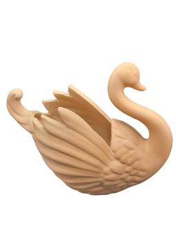(2) Terracotta Swans