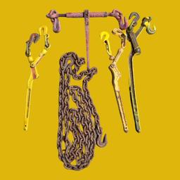 Ratcheting Chain Binder, (3) Lever Action Load