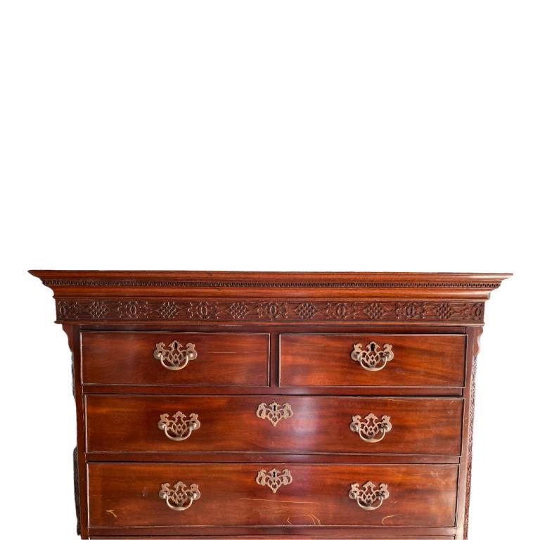 Antique Mahogany Chest on Chest, Dovetail