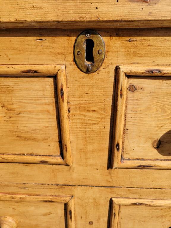 Antique English Mule chest—45” x 21 1/2”, 40