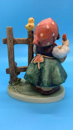 Hummel "Chickien Licken" Figurine, Hum 385, TMK-5