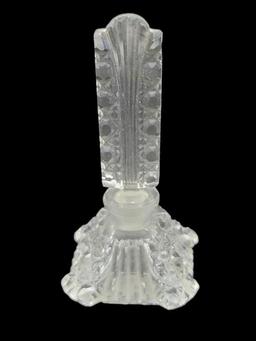 (3) Crystal Perfume Bottles made in Czechoslovakia