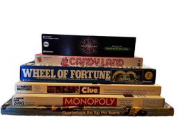 Assorted Board Games & Puzzles