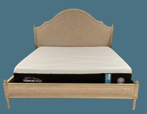 King Size Bed--Upholstered Head Board