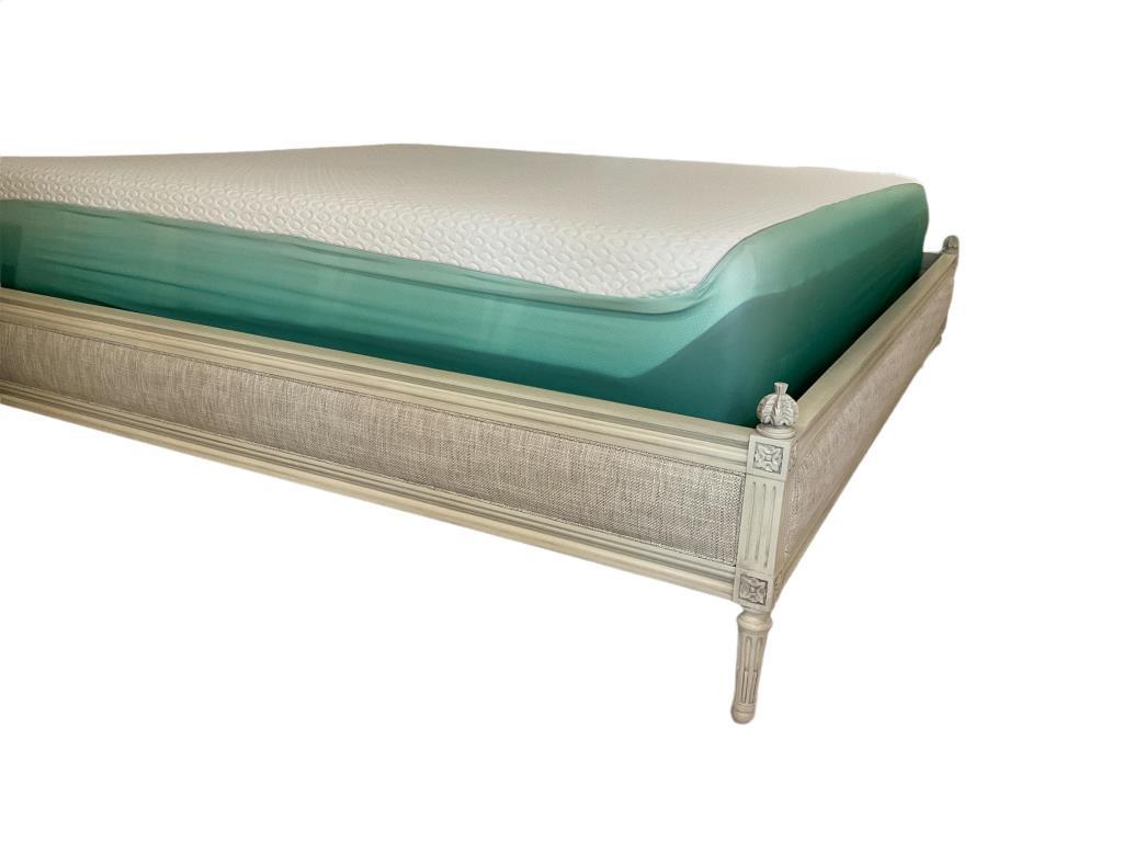 King Size Bed--Upholstered Head Board