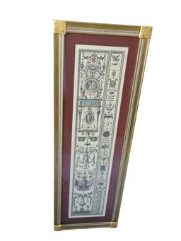 Hand Colored Reproduction of one of the Panels