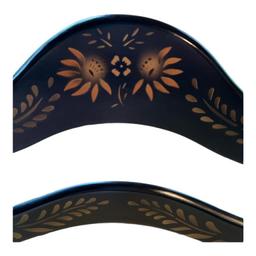 (6) Painted Dining Chairs with Rush Seats