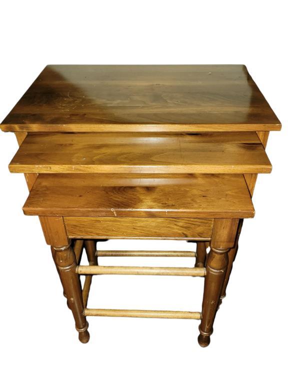 Set of (3) Nesting Tables by Pennsylvania House -