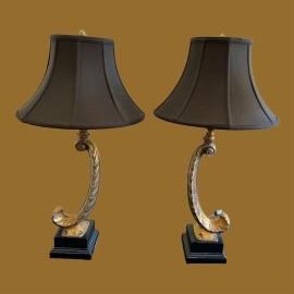 (2) Table Lamps - 29 1/2" H to Top of Finial