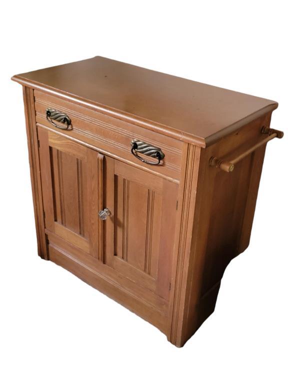 2-Door 1-Drawer Cabinet - 28” x 14”, 27 1/2” H