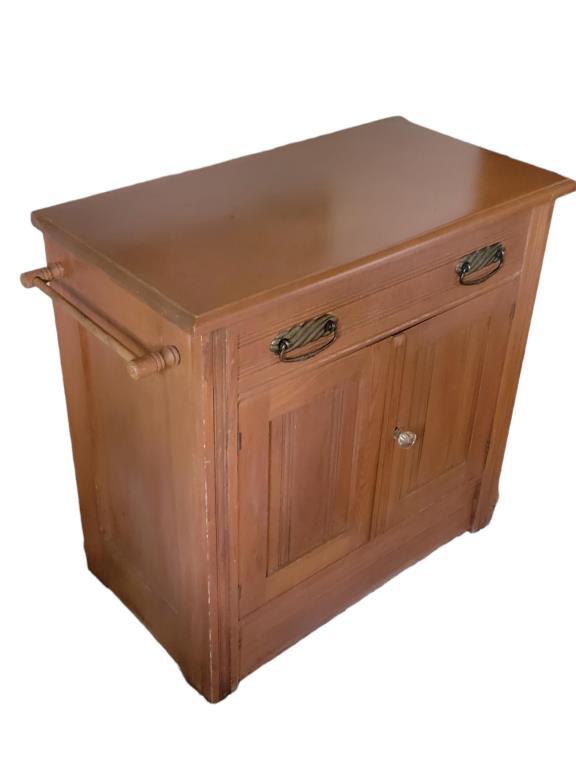 2-Door 1-Drawer Cabinet - 28” x 14”, 27 1/2” H