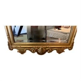 Beveled Mirror in Gold Frame --24" x 46"