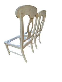 (2) Painted Chairs no bottoms