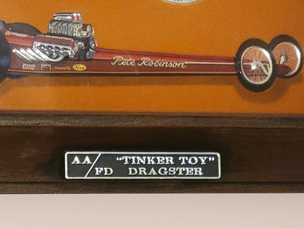 Vintage Tinker Toy Dragster by Embosograph Mfg.