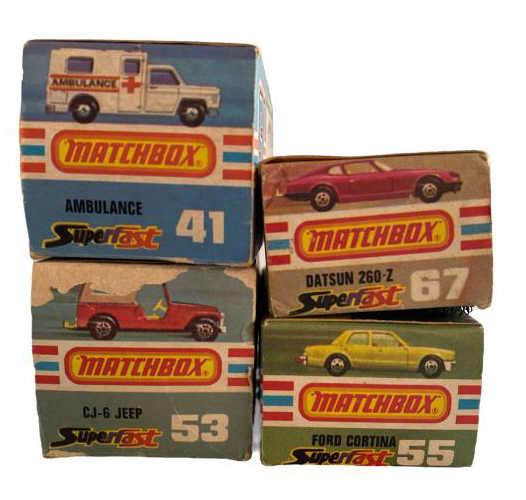 Assorted Matchbox Cars, etc.
