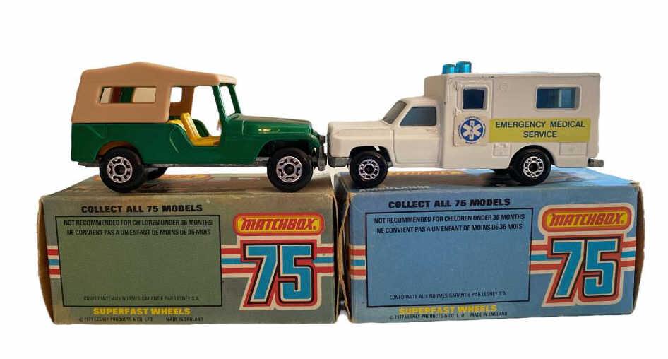 Assorted Matchbox Cars, etc.
