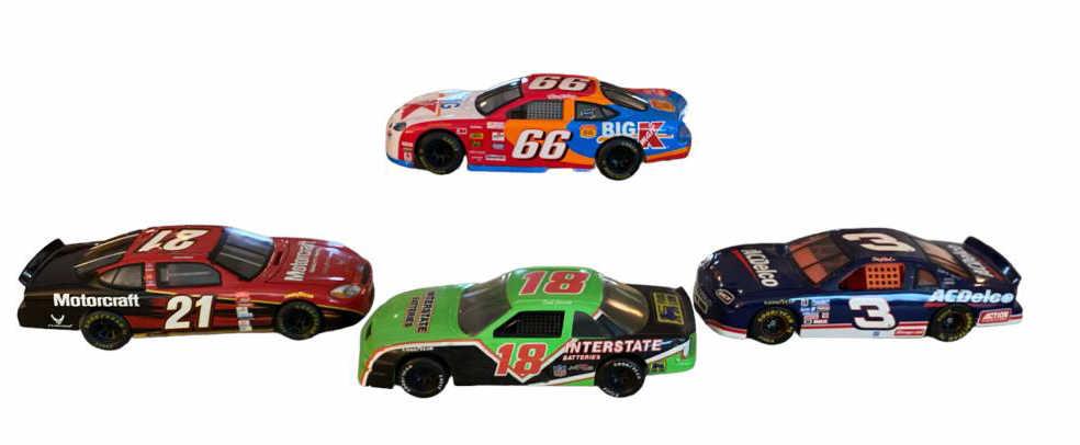 (4) Die Cast NASCAR Cars 1:24 Scale:  #66 Darrell